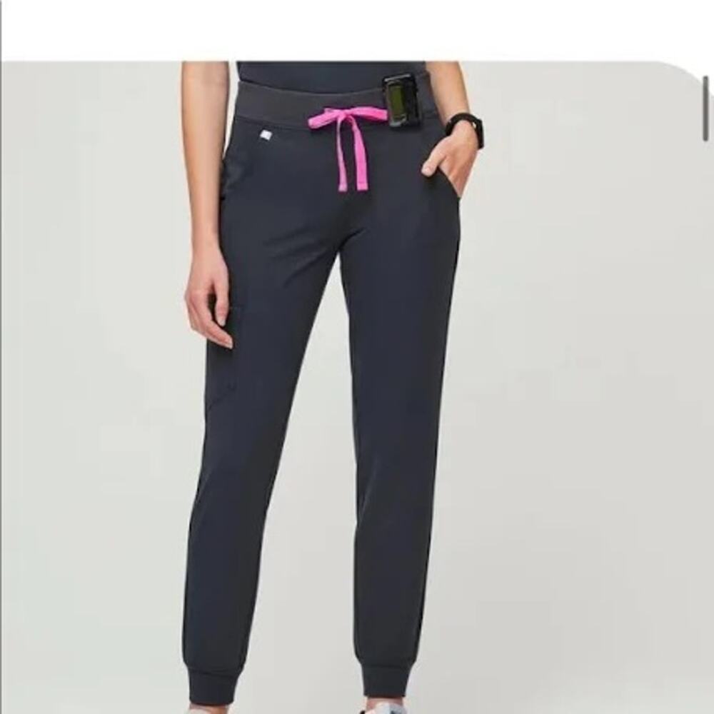 Figs High Waisted Zamora Jogger Scrub Pants Night Sky Womens Size Large